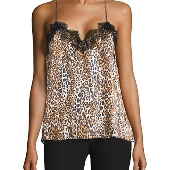 Cami NYC leopard lace tank. Size XS. - Picture 2 of 2
